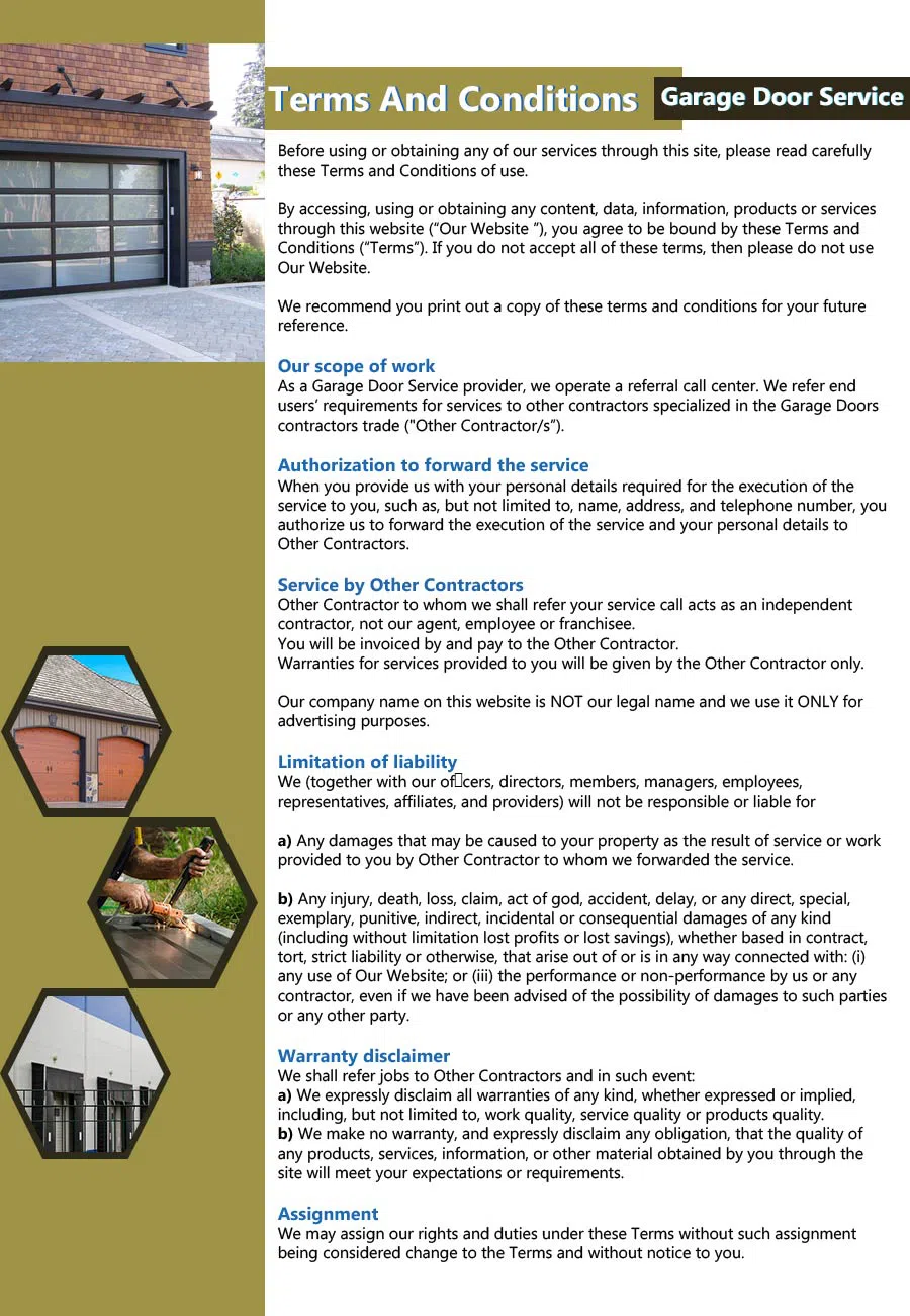 Security Garage Door Repair Service Port Reading, NJ 732-456-5860